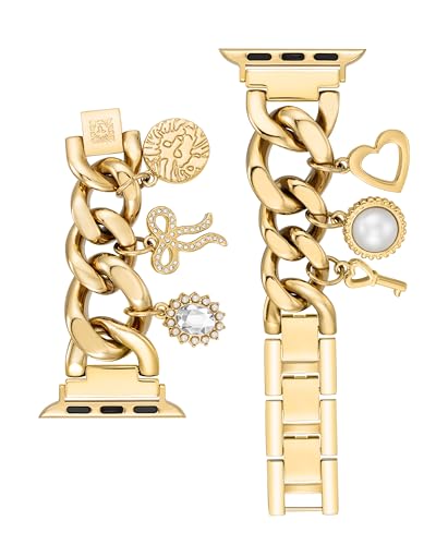 Image of Anne Klein Fashion Chain Bracelet for Apple Watch, Secure, Adjustable, Apple Watch Replacement Band, Fits Most Wrists