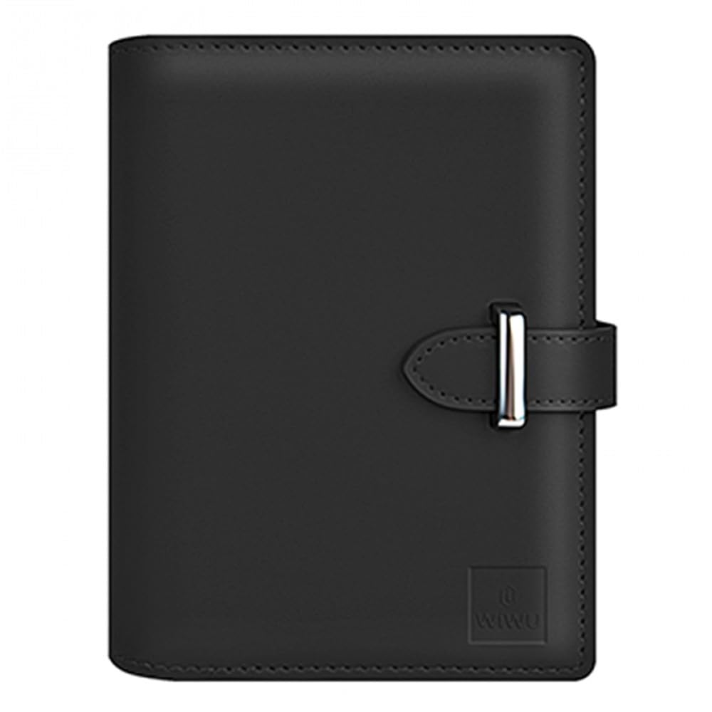 WIWU Ambassador Passport Wallet, Passport & Document Holder for Travelling, Unisex Travel Organiser Accessories with RFID Blocking Safety (Black)-image-19