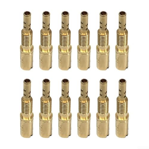 Lot de 12 kits de jet pilote pour Mikuni TMX36 TMX38 pour KX125 YZ125 CR125R RM125 LT-Z400 YFM350 YFM660 Tailles 37,5 à 65 Métal doré