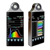 TsoLay Light Spectrometer PPFD PAR Meter, 380-780nm Color Illuminometer, Spectral Illuminance Meter with 3.5Inhc Touch Display, 0.2nm Resolution, for Horticulture, Laboratory, Industrial