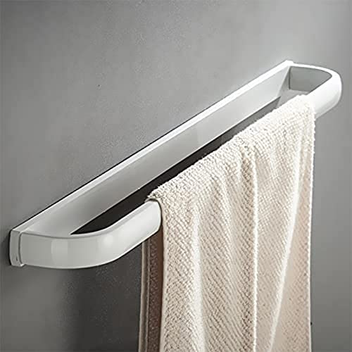 Porte-serviettes mural chrome pour une salle de bain rétro et chaleureuse