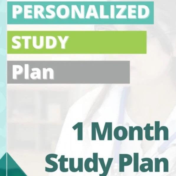 Med Residency Tutors Personalized Study Plan Month