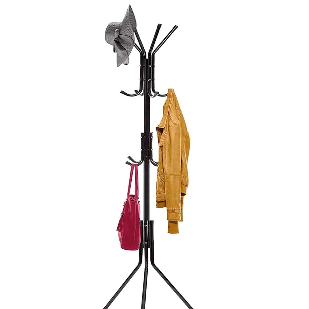 Easylife Lifestyle Solutions Easylife Coat Rack For Jackets, Hats And Accessories, Sturdy Iron Clothes Stand With Protective Tips H178xdia50cm - Fully Guaranteed