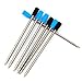 10Pcs Metal Ballpoint Pen Refills for Twist Action Ballpoint Pens Multifunction Pen Standard Ballpoint Metal Refills