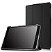 Infiland Verizon Asus ZenPad Z10 Case - Ultra Slim Tri-Fold Smart Case Cover for Verizon Asus ZenPad Z10 Model# MSQP001/ ZT500KL 4G LTE 9.7-inch Tablet, Black