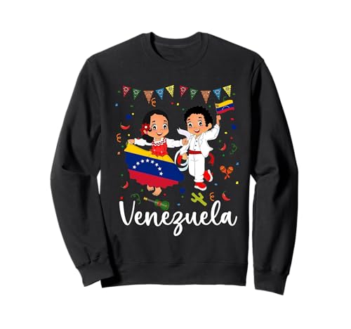Decoraciones del Mes de la Herencia Hispana de Venezuela Boy Girl Sudadera