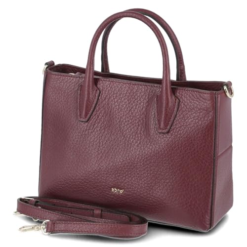 Sac à main ABRO en cuir Ranger Smith Bordeaux élégant et intemporel pour femme