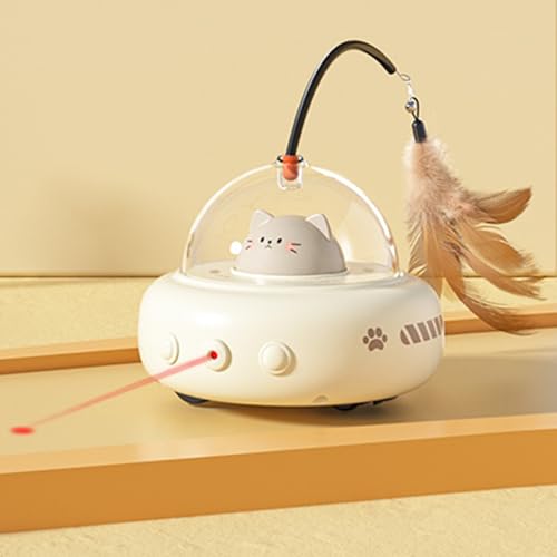 Jouet intelligent pour chaton rechargeable pour stimuler l'exercice et le jeu - 4