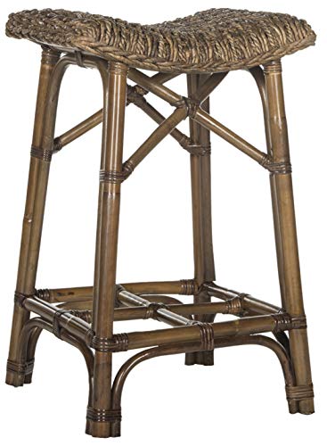 Butaco Safavieh Home Collection Ramiro en mimbre natural marrón