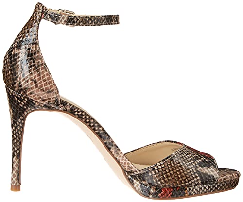 Jessica Simpson Women's Daisile Faux Leather Ankle Strap Sandal Brown 8.5 #TOP5