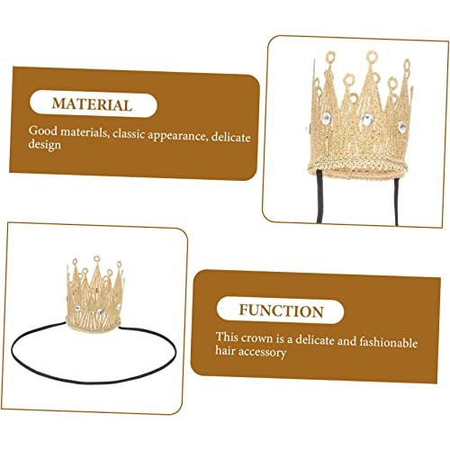 VALICLUD 2 Peças Coroa Tiara Brinquedo Chapéu De Festa Decoração De Princesa Festa De Aniversário Co