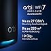 NETGEAR Orbi Serie 970 | Mesh-WiFi-7-System | Kompatibel mit Orbi Serie RBE972S und RBE973S | bis zu 27 Gbit/s | erweitert die Abdeckung um 220 m² | bis zu 200 Geräte | Quad-Band BE27000 | RBE970