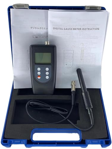ハンディガウスメーター 直流磁界検出器 表面磁場試験機 と 精度 DC AC 1% 周波数範囲 1Hz〜400Hz 測定範囲 0mT〜200mT〜2000mT 直流磁場 交流磁場測定 ホールセンサー付き