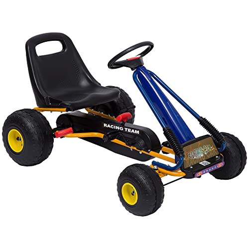 Go-Kart con Pedales y Ruedas Coches Niños a Pedales Aprovado por Norma...