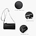 DONNAIN Premium Full-Grained Leather Crossbody Purses for Women, Hobo Bags for Women Crossbody with Adjustable Strap (Black-Lychee pattern, Small)