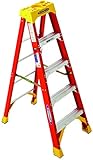 Werner 6205 300-Pound Duty Rating Type IA Fiberglass Stepladder, 5-Foot