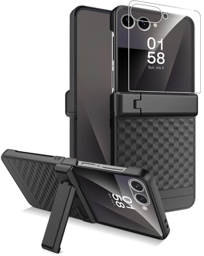 Coque Z Flip 7 Miimall robuste pour usage extérieur avec support vidéo et dos texturé