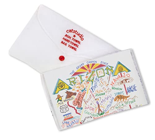 Catstudio-Arizona-Dish-Towel-US-State-Souvenir-Kitchen-and-Hand-Towel-with-Original-Artwork-Perfect-Tea-Towels-for-Arizona-Lovers-Travel-Souvenir Catstudio Arizona Dish Towel US State Souvenir Kitchen and Hand Towel with Original Artwork Perfect Tea Towels for Arizona Lovers Travel Souvenir