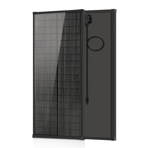 Image of 100 Watt Solar Panel,18BB N-Type 18V 100W Solar Panel, 25% High Efficiency Monocrystalline PV Modules IP68 Waterproof for RV, Marine, Rooftop, Farm, Trailer, Home Off-Grid System