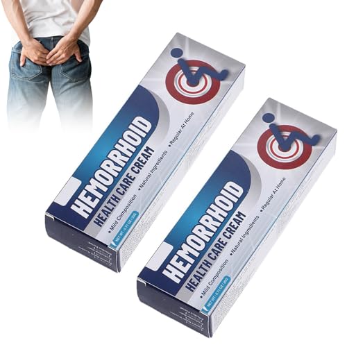 2 Unidades Cream for Hemorrhoids and Fisures, Skin Therapy Crea, Treatment and Prevention of Hemorrhoids - Helps Relieve Pain, Itching and Promotes Natural Healing