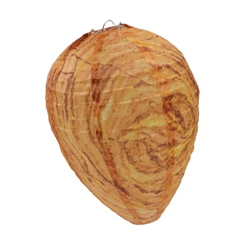 ZONADAH Wasp Nest Decoy Waterproof Fake Hornets Nest Hanging Repellent Yellow Jackets Wasp Deterrent for Home Garden Outdoor - Image 2