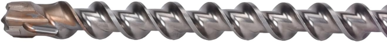 Century Drill & Tool, 83717, 1-1/4"X16"X21",SDS Max,Drill Bits – Multi Cutter Tip, Concrete Drilling