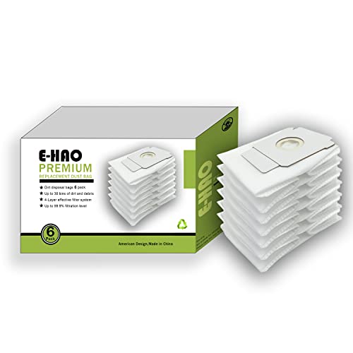 E-HAO �|���@�o�b�O 6�p�b�N iRobot Roomba - i & s & j Series�Ή� �����p�_�X�g�o�b�O iRobot Roomba j6+/j7+/j8+/i1+/i2+/i3+/i4+/i5+/i6+/i7+/i8+/s9+ ����