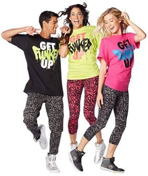 Amazon.co.jp: Zumba (ズンバ) Get Funked Up T-shirt Free Size