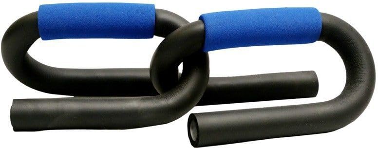 NSPA67_S Shaped Push Up Bars with Strong Steel Pushup Stands Push-up Bar (Black)-image-49