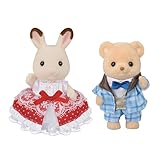 Calico Critters Anniversary Friends Set - Freya & Theo, 40th Anniversary Edition, 2 Collectible Doll Figures