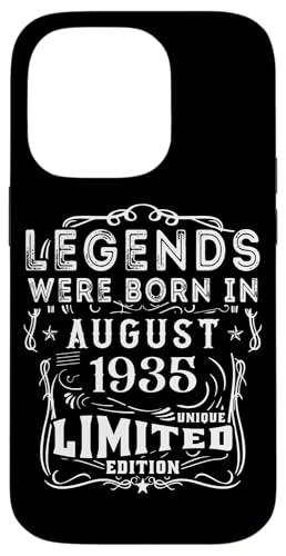 Carcasa para iPhone 14 Pro Cumpleaños Agosto 1935 Edición Limitada Regalo Legend