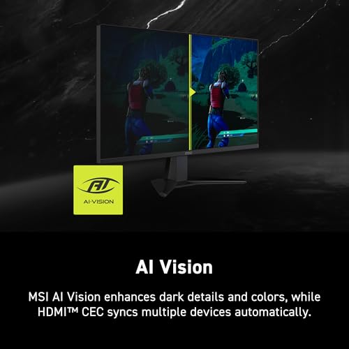 Image of msi MAG 275QF E20 27-inch 2560 x 1440 (WQHD) Gaming Monitor, 200Hz, AMD FreeSync Premium, NVIDIA G-SYNC Compatible, HDR Ready, HDMI, VGA Port, VESA, Tilt, 0.5ms, Black