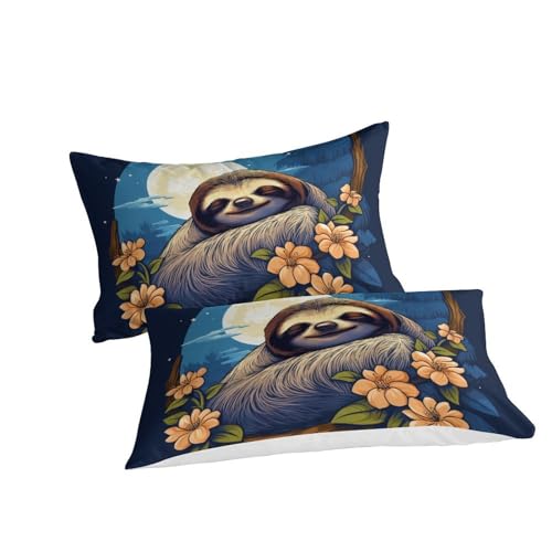 Parure de lit loutre d'arbre 3D King 220x240cm en microfibre ultra douce - 3