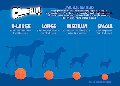 Chuckit! CH19600 Fetch Ball Large 1-er Pack