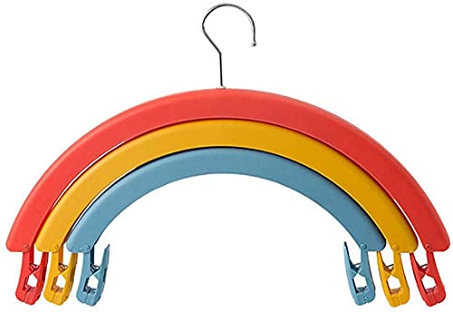 Foir Dreilagiger Wäscheständer, drehbarer Regenbogen Cover