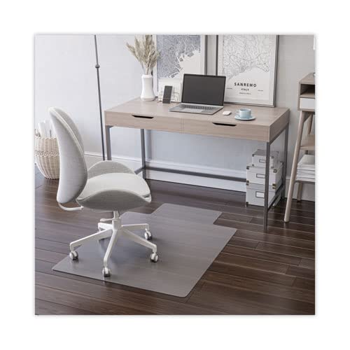 deflecto Economat Tapete de cadeira para uso durante todo o dia, para lábios, 91 x 122, pilha baixa,