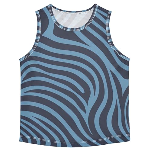 Children Performance Tank Top Quick Dry Boys Summer Sleeveless Top Round Neck Breathable Outdoor Tshirts