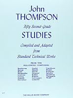 John Thompson's Modern Course For Piano: Fifty Second Grade Studies 0711960208 Book Cover