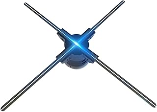 Hologram Projector Fan, 22.04 3D Hologram Fan Display Stereo Floating Advertising Machine Fan 1080P HD Trade Show LED Display Fan,Real-Time Projection