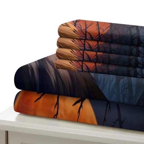 Housse de couette loup Werewolf Howl microfibre résistante 260x220