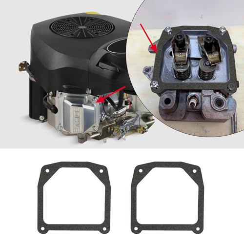 Image of 2PCS Valve Cover Gaskets Compatible with Kohler 7000, Car Accessories Automotive Replacement Valve Cover Gasket Sets for The 7000 Model Engines with Stamped Steel Valve Covers