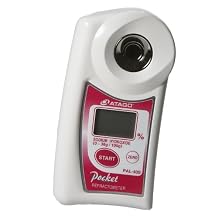 Atago 4440 PAL-40S Digital Hand-Held Pocket Alkaline Liquid Refractometer, Special Scale for Sodium Hydroxide