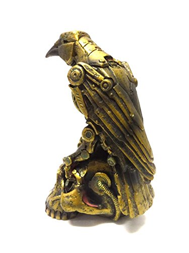 Figura de resina cuervo steampunk 6 pulgadas miniatura 3