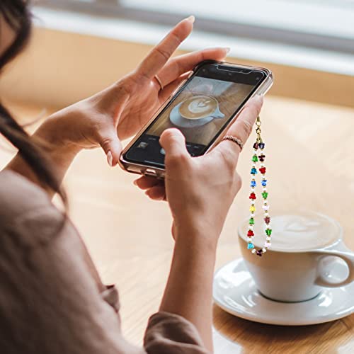 Ucharmbead Butterfly Phone Charm Lanyard Chain String Crystal Stone Kawaii Cell Phone Wrist Strap For Women Girls #TOP3