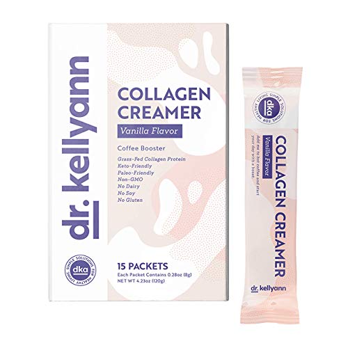 Keto Coffee Creamer Vanilla with Coconut Oil & 100% Grass-fed Collagen Powder - Dairy free, Sugar free, Gluten-Free, Soy free, Low Carb - Perfect for Keto, Paleo, Weight loss Diets (15 servings) - Thumbnail 3