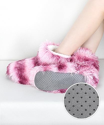 DICUIRD Womens Cozy&Warm Slipper Socks with Grippers-House Socks3