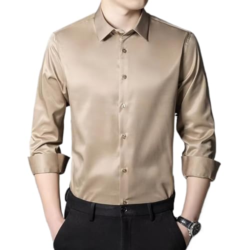 Chemise en soie de mûrier homme pour un confort thermique optimal au travail