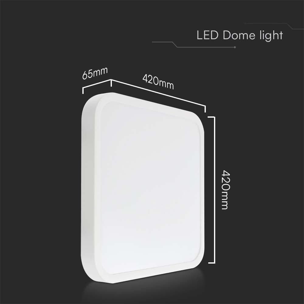 4 Plafoniere LED V-TAC 150 Cm – 48W, 5760 Lumen, IP65 Impermeabile, Luce Fredda 6500K, Per Garage E Magazzino
