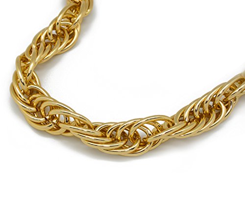 Largemouth 40" Heavy Rope Chain Old School Rapper Costume Bling!! (Gold)2