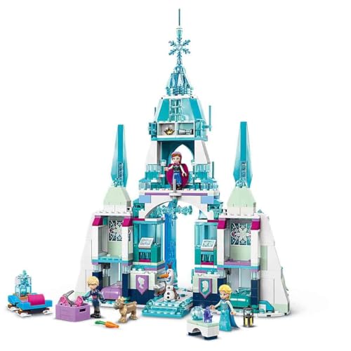 Image of LEGO Disney Frozen Elsa's Winter Palace, Building and Play Set for Children with Model Palace and Mini Figures Elsa and Anna, Gift for Girls, Boys and Film Fans from 6 Years 43244